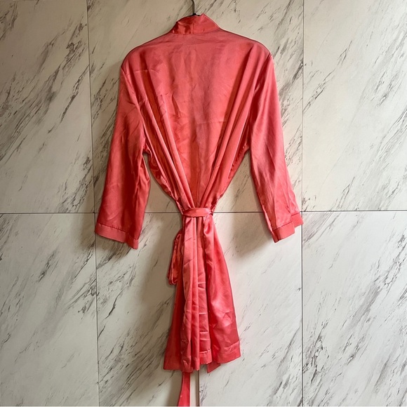 Adonna Pink Tie Robe SZ M - Picture 2 of 4